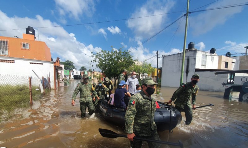 Reporta Protección Civil ocho muertos por inundaciones en Tabasco