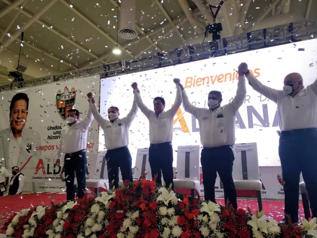 Es Ricardo Aldana, nuevo líder del sindicato petrolero