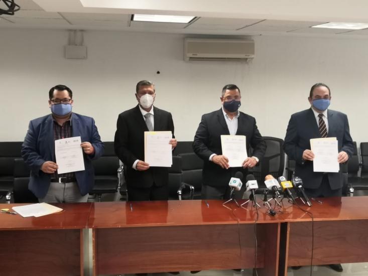 Firman convenio para instalar casillas electorales en planteles educativos