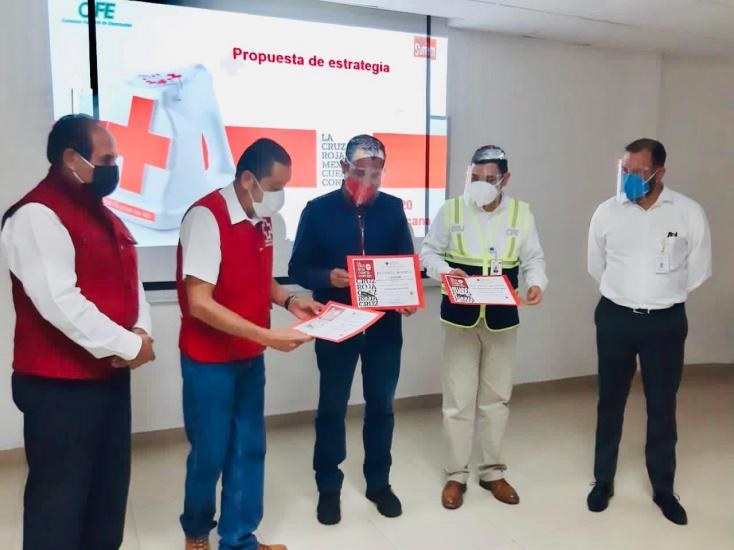 Recibe Cruz Roja Nayarit más de 200 mil pesos en donativo de la CFE