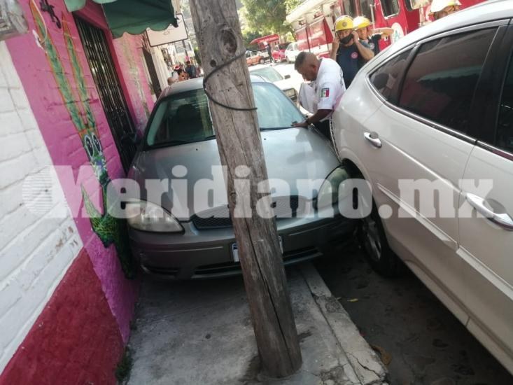 En la colonia emiliano zapata…  ¡se accidento extranjero!