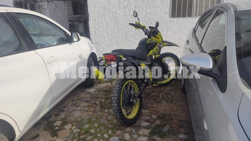 Uno menos en las calles…  ¡cayó astuto  “roba motos”!