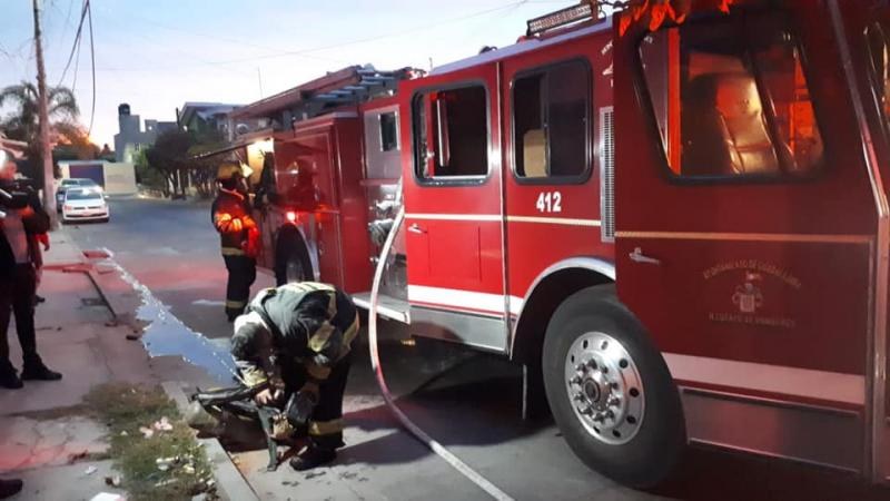 Se quemó un cuarto  en colonia Tetlán II