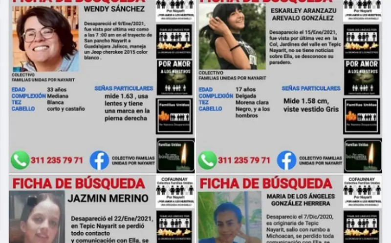 Denuncian Ola de Mujeres Desaparecidas en Nayarit