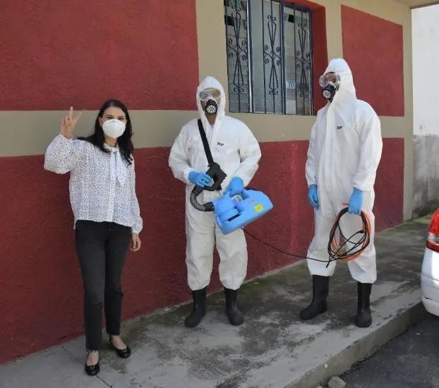 Inicia campaña de sanitización de vehículos: Julieta Mejía