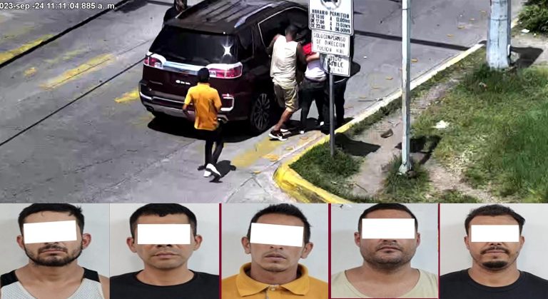 Truncan secuestro en Tepic y detienen a 5 hombres