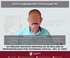josé guadalupe froylan fiscalia de nayarit