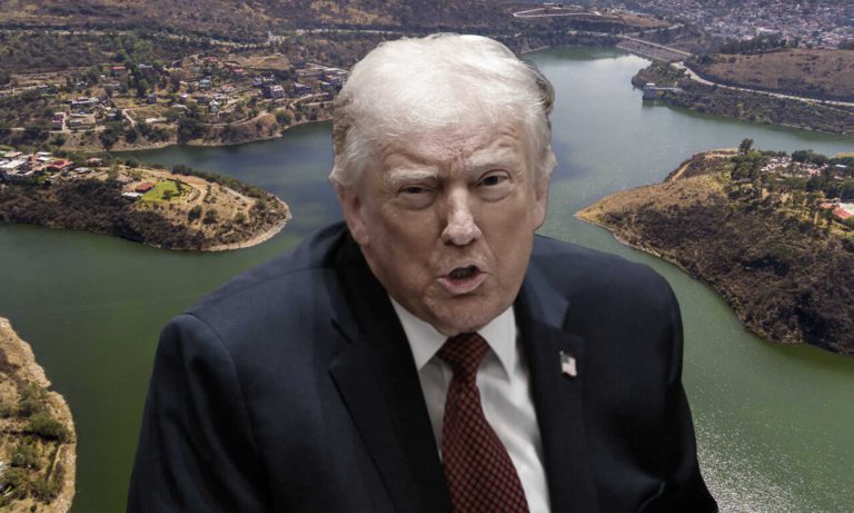 trump intensifica presión amenaza aranceles de 5% si méxico no entrega agua