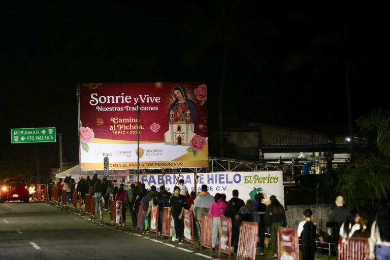 Gobierno de Tepic garantiza seguridad a peregrinos en El Pichón